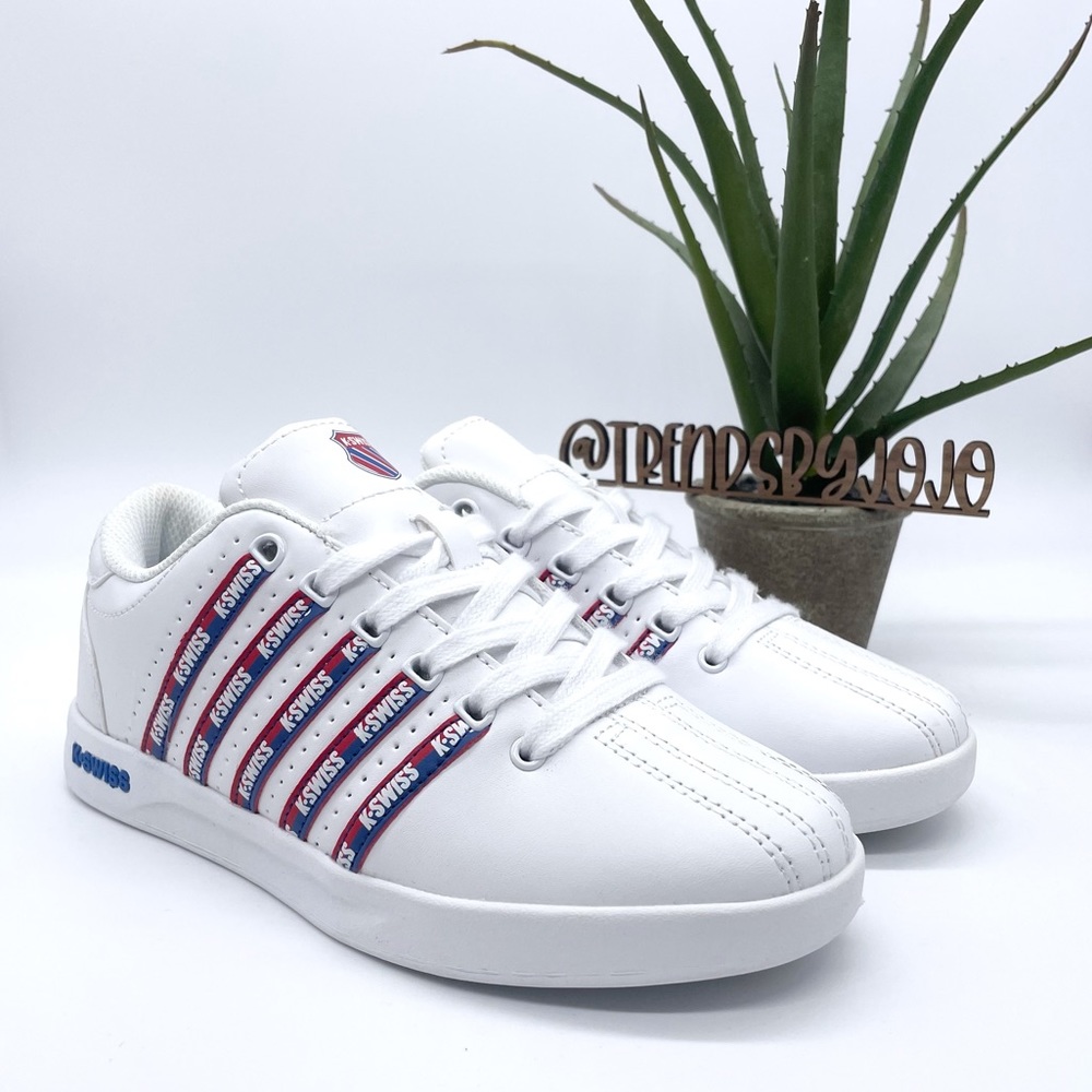 K Swiss Children’s Casual White Classic Sneakers